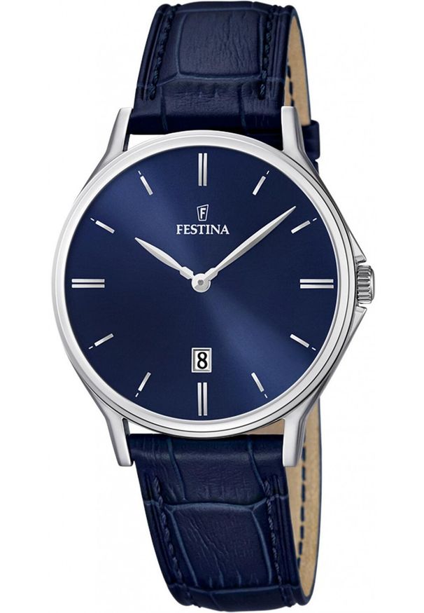 Zegarek męski Festina F16745-3 niebieski. Kolor: niebieski