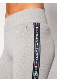 TOMMY HILFIGER - Tommy Hilfiger Legginsy UW0UW00563 Szary Slim Fit. Kolor: szary. Materiał: bawełna