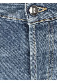 Les Hommes Szorty | UID481547P | Short Jeans | Mężczyzna | Niebieski. Okazja: na co dzień. Kolor: niebieski. Materiał: bawełna, elastan. Wzór: nadruk. Styl: casual #2