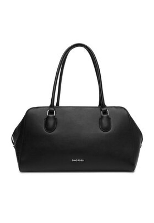 Gino Rossi - GINO ROSSI Torebka EO-LA321-820-1 Czarny. Kolor: czarny. Materiał: skórzane