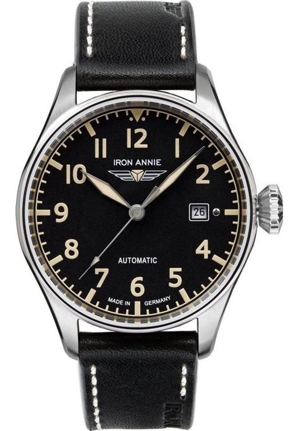Czarny zegarek Iron Annie