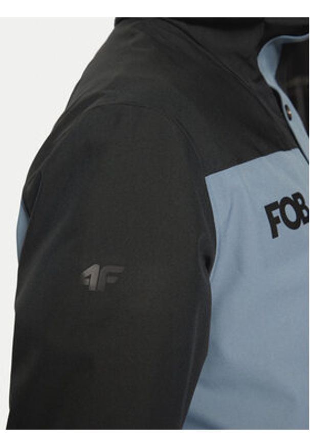 4f - 4F Kurtka snowboardowa 4FWAW24TTJAM509 Niebieski Regular Fit. Kolor: niebieski. Materiał: syntetyk. Sport: snowboard