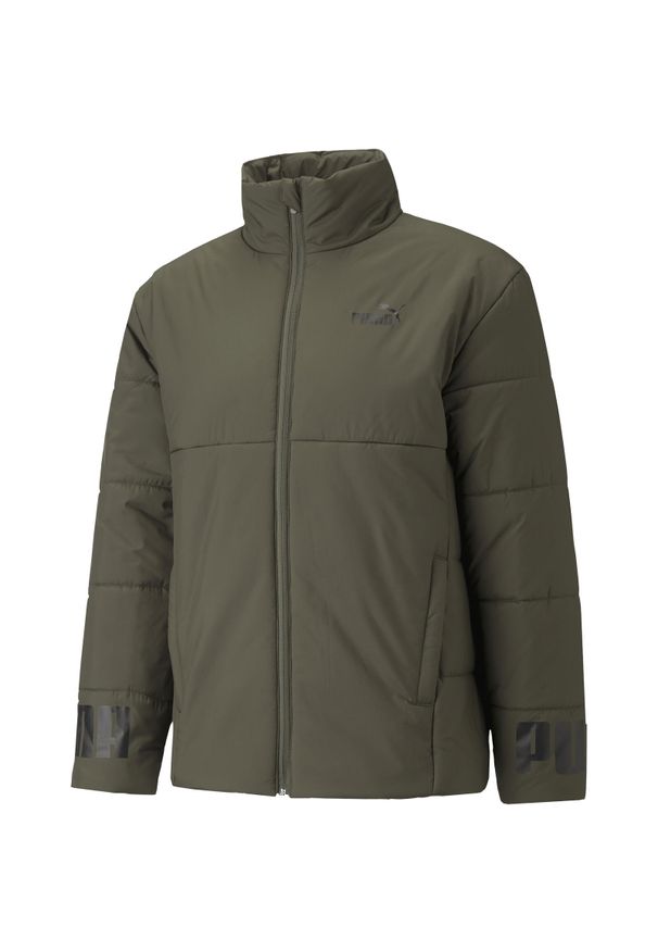 Kurtka Puma Essentials Padded, Mężczyźni. Kolor: zielony. Sezon: zima