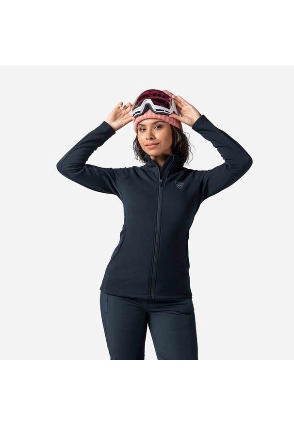Bluza narciarska damska Rossignol Classique Clim. Kolor: czarny. Sezon: zima. Sport: narciarstwo
