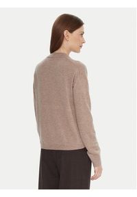 United Colors of Benetton - United Colors Of Benetton Sweter 102HD4032 Beżowy Relaxed Fit. Kolor: beżowy. Materiał: syntetyk #5