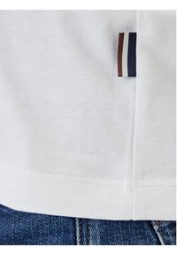 Bugatti Longsleeve 8330-85044D Biały Regular Fit. Kolor: biały. Materiał: bawełna. Długość rękawa: długi rękaw