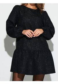 Sinsay - Sukienka mini babydoll - czarny. Kolor: czarny. Długość: mini #1