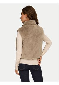 only - ONLY Bezrękawnik Dana 15348986 Beżowy Regular Fit. Kolor: beżowy. Materiał: syntetyk. Długość rękawa: bez rękawów #4