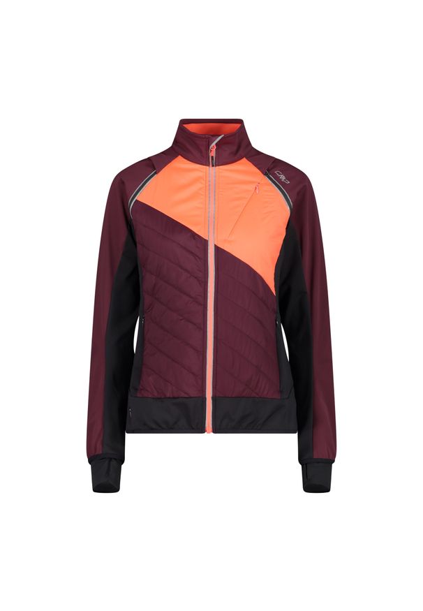 Kurtka skiturowa damska CMP. Kolor: czerwony. Materiał: softshell. Sezon: zima. Sport: turystyka piesza