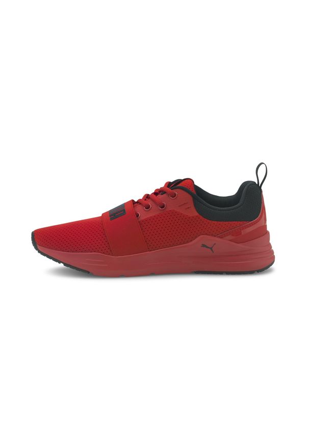 Buty do chodzenia męskie Puma WIRED RUN. Kolor: czarny, czerwony, wielokolorowy. Sport: turystyka piesza, bieganie