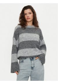 Noisy may - Noisy May Sweter Sutton 27031244 Szary Loose Fit. Kolor: szary. Materiał: syntetyk #1