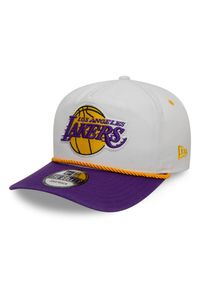 Czapka typu snapback New Era NBA Los Angeles Lakers. Kolor: biały. Styl: elegancki #1