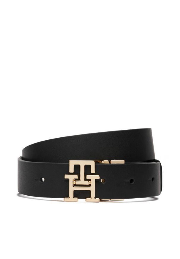 TOMMY HILFIGER - Pasek Damski Tommy Hilfiger. Kolor: czarny