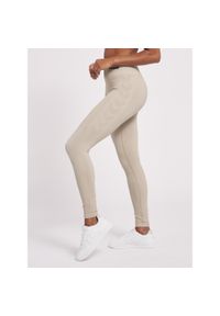 Damskie legginsy mid-rise Hummel Clea. Kolor: szary. Sport: joga i pilates