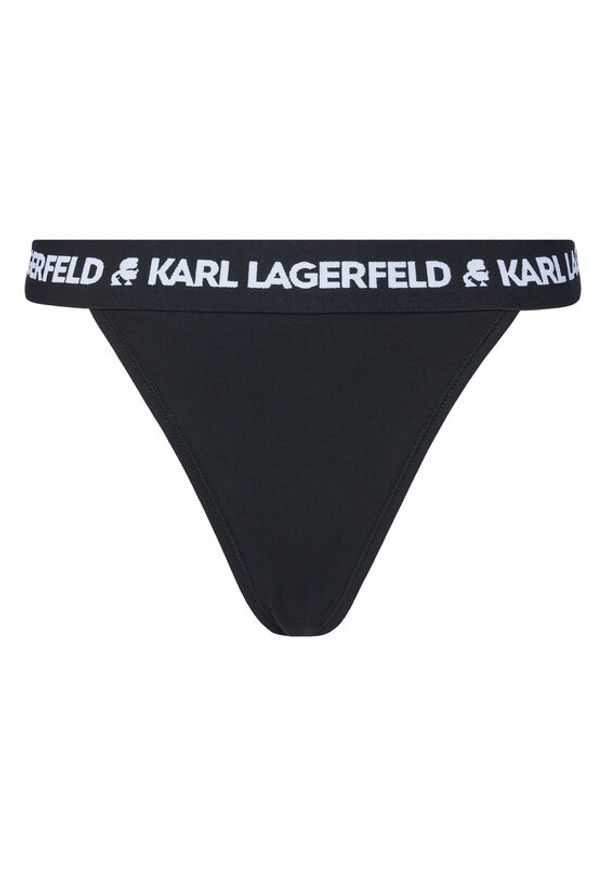 Karl Lagerfeld - KARL LAGERFELD Figi brazylijskie A1W47011 Czarny. Kolor: czarny. Materiał: lyocell