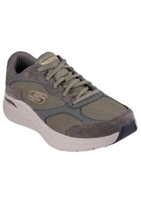 skechers - Buty Mężczyzna Skechers Arch Fit 2.0 zielony. Kolor: zielony