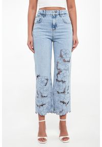 Liu Jo - Jeansy damskie ażurowe LIU JO. Wzór: ażurowy #4