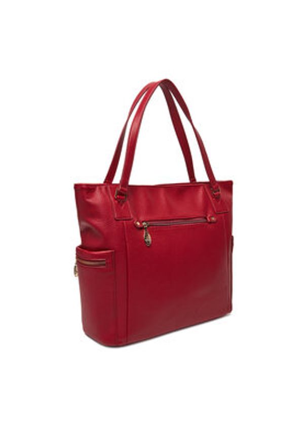 Beverly Hills Polo Club Torebka CEO-BHPC-C-005-08 Bordowy. Kolor: czerwony