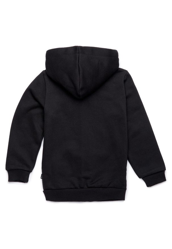 Dres dla dzieci Puma ESS. Kolor: czarny. Materiał: dresówka