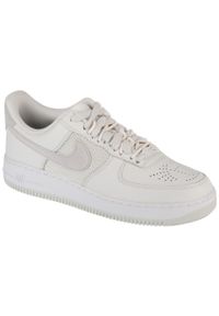 Nike - Buty sportowe Sneakersy męskie, Air Force 1 Low x Slam Jam. Kolor: biały. Materiał: guma, skóra, tkanina, materiał, syntetyk. Model: Nike Air Force. Sport: turystyka piesza