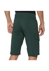 Szorty rowerowe męskie 100% Ridecamp Short. Kolor: zielony