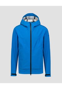 Kurtka męska Dolomite Cristallo Hooded 3L. Kolor: niebieski. Sport: turystyka piesza