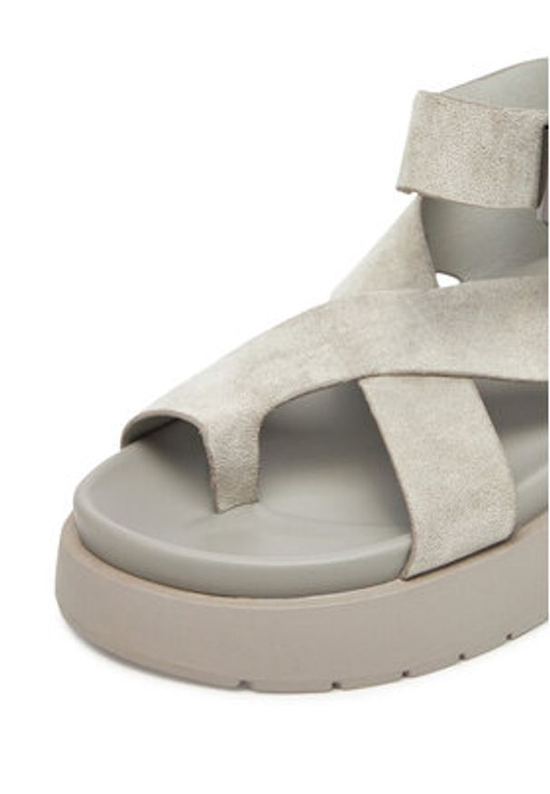 Jenny - JENNY Sandały HY69916-4 Szary. Kolor: szary. Materiał: syntetyk, materiał