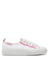 Superga Sneakersy Curly Bindings 2750 S8138NW Biały. Kolor: biały. Materiał: materiał #1