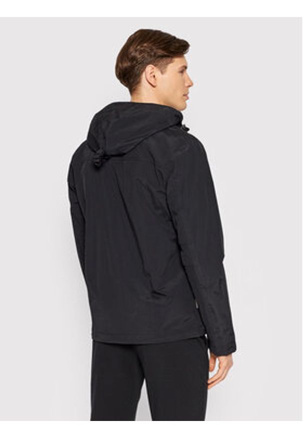 Napapijri Kurtka anorak Rainforest M Sum 3 NP0A4G7D Czarny Regular Fit. Kolor: czarny. Materiał: syntetyk