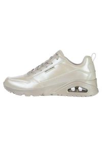 skechers - Buty do chodzenia damskie Skechers Uno Galactic Gal. Kolor: biały. Materiał: materiał, tkanina, syntetyk. Model: Skechers Sport. Sport: turystyka piesza