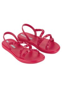 Sandałki damskie plażowe turystyczne Ipanema Meu Sol Flatform AD. Okazja: na plażę. Kolor: różowy. Styl: sportowy