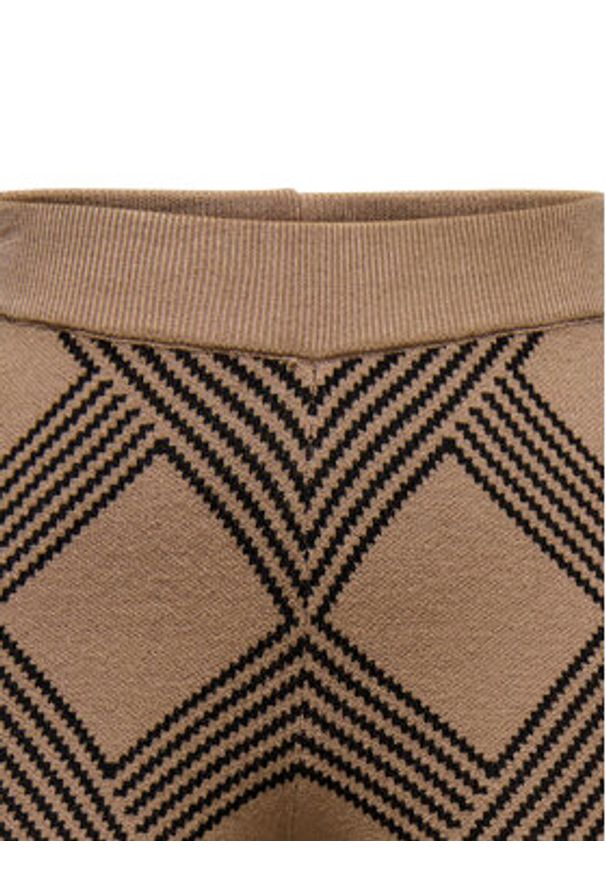 only - ONLY Spodnie dzianinowe Anny 15327634 Beżowy Loose Fit. Kolor: beżowy. Materiał: syntetyk