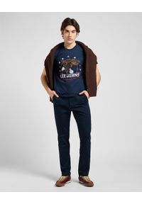 Lee - MESKA KOSZULKA LEE ESSENTIAL GRAPHIC TEE RIVET NAVY 112372360 #4