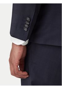 BOSS Garnitur H-Huge 50557259 Granatowy Slim Fit. Kolor: niebieski. Materiał: wełna #11
