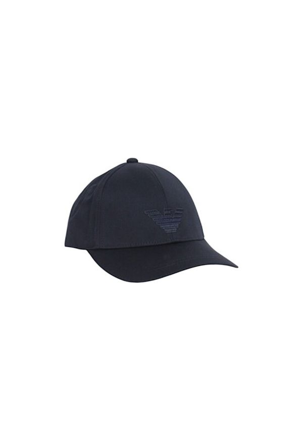 Emporio Armani Czapka z daszkiem EX000005 AF12610 UB102 Granatowy. Kolor: niebieski. Materiał: bawełna, materiał