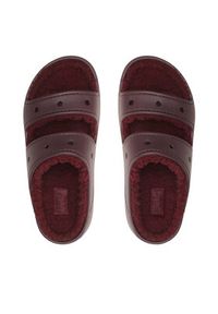 Crocs Klapki Crocs Classic Cozzy Sandal 207446 Bordowy. Kolor: czerwony #7