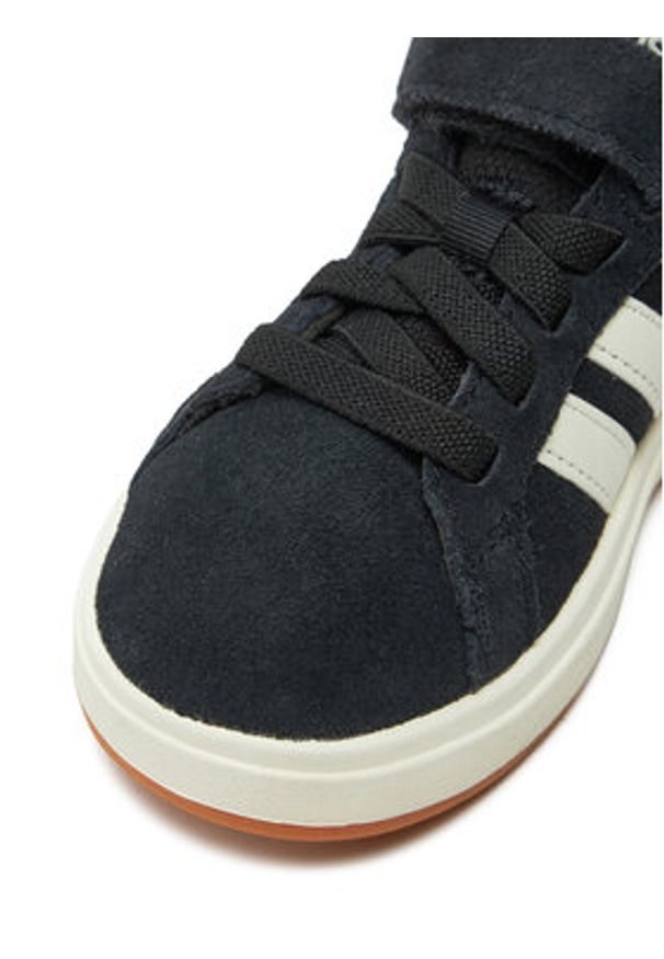 Adidas - adidas Sneakersy Grand Court 00s JP5896 Czarny. Kolor: czarny. Materiał: skóra, zamsz