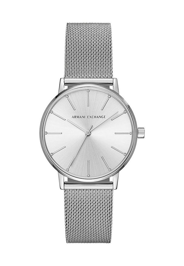 Armani Exchange - Zegarek AX5535. Kolor: srebrny. Materiał: materiał