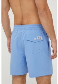 Polo Ralph Lauren szorty kąpielowe kolor turkusowy. Kolor: niebieski. Materiał: tkanina, poliester #4