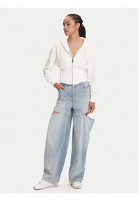 Miss Sixty Bluza 6S1TJ57300 Biały Loose Fit. Kolor: biały. Materiał: bawełna