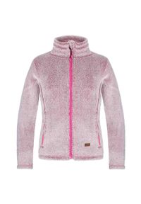 GLOMEX - Dziecięca kurtka polarowa LOAP Chasca roz.164. Kolor: różowy. Materiał: polar #1
