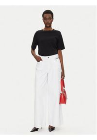 Karl Lagerfeld - KARL LAGERFELD Jeansy A2W10158 Biały Wide Leg. Kolor: biały #9