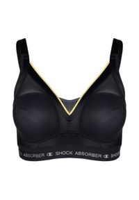 Stanik fitness cardio Shock Absorber Active Shaped Support. Kolor: czarny. Sport: fitness