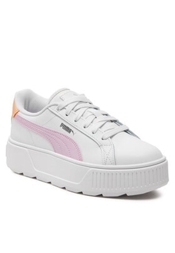 Puma Sneakersy Karmen L Jr 387374-11 Biały. Kolor: biały. Materiał: skóra