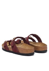 Birkenstock Japonki Mayari 1032984 Bordowy. Kolor: czerwony. Materiał: nubuk, skóra #4