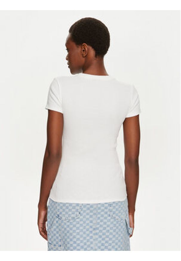Hugo T-Shirt Easy 50523924 Biały Slim Fit. Kolor: biały. Materiał: bawełna
