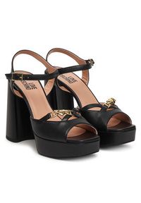 Love Moschino - LOVE MOSCHINO Sandały JA1604CG1OIE0000 Czarny. Kolor: czarny. Materiał: skóra #2