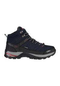 Buty trekkingowe męskie, CMP Rigel Mid. Kolor: niebieski. Materiał: materiał, syntetyk, tkanina, skóra #1
