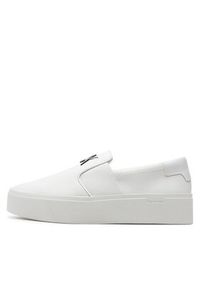 Calvin Klein Sneakersy Flatform Cup Slip On Re Lock Lth HW0HW02057 Biały. Zapięcie: bez zapięcia. Kolor: biały