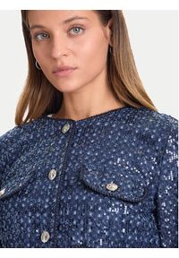 Guess Marynarka W5BN0C D0771 Granatowy Regular Fit. Kolor: niebieski. Materiał: syntetyk #6